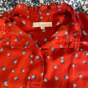 Loft sleeveless blouse